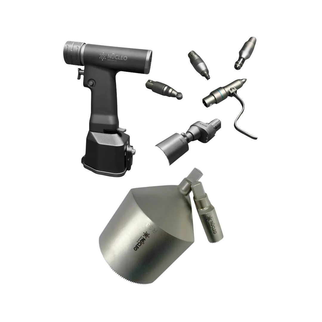 Kit Motor Quirúrgico Multifuncional – N-Multisystem PRO + 11 Hojas de Sierra TPLO